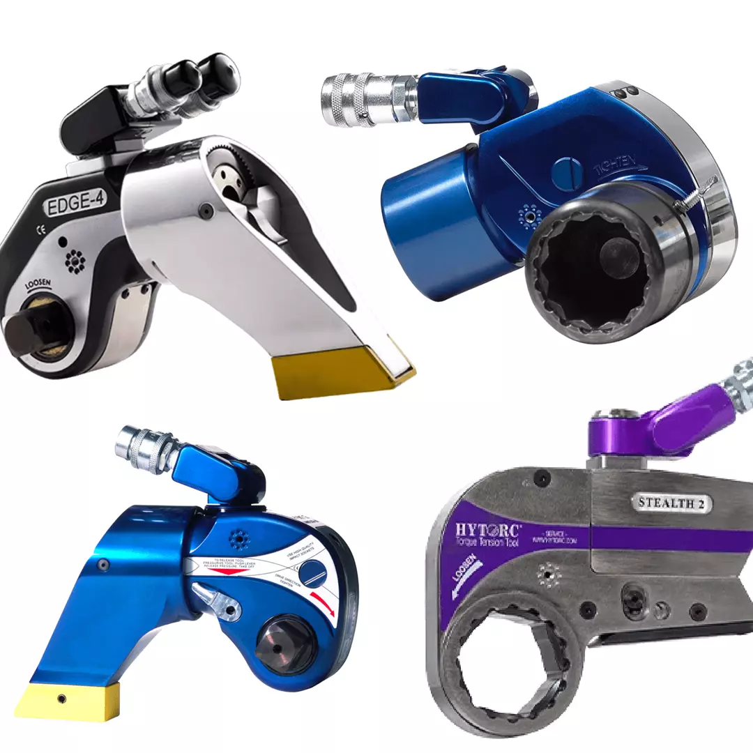Linha completa de produtos de torque controlado Linha completa de produtos de torque controlado